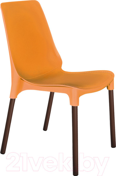 Изображение товара Каркас стула Sheffilton SHT-S424 / 987367 (коричневый муар)