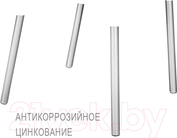 Изображение товара Каркас стула Sheffilton SHT-S424 / 955575 (хром лак цинк)