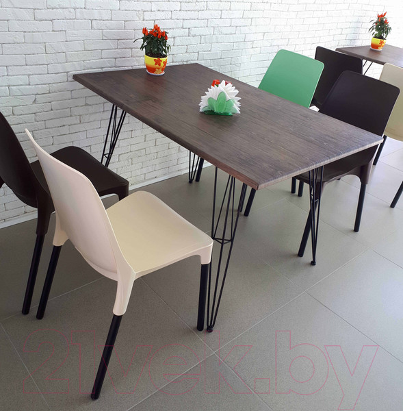 Изображение товара Каркас стула Sheffilton SHT-S424 / 384136 (черный муар)