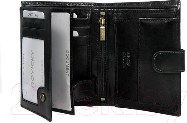 Изображение товара Портмоне Cedar Rovicky / N4L-RVTP (черный/красный)