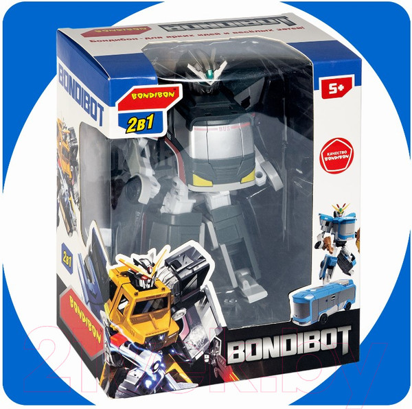 Изображение товара Робот-трансформер Bondibon Автобус / ВВ5736 (черный)