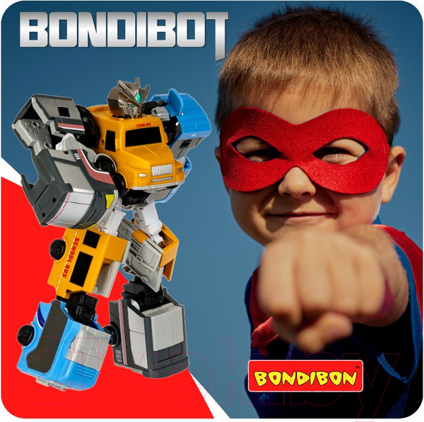 Изображение товара Робот-трансформер Bondibon Автобус / ВВ5736 (черный)