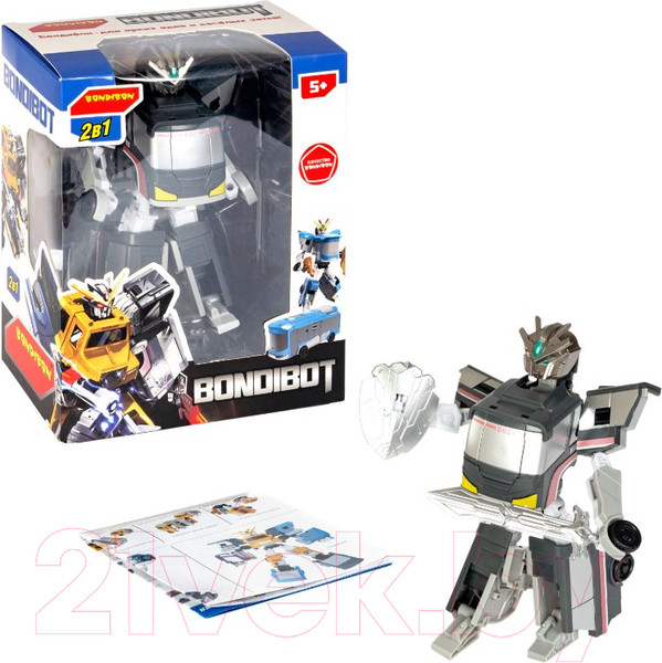 Изображение товара Робот-трансформер Bondibon Автобус / ВВ5736 (черный)