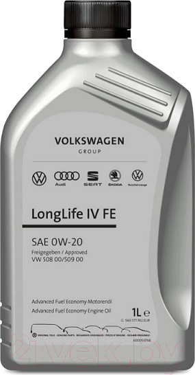 Изображение товара Моторное масло Volkswagen Longlife IV FE 0W20 / GS60577M2 (1л)