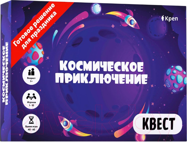 Изображение товара Настольная игра Креп Квест. Космическое приключение