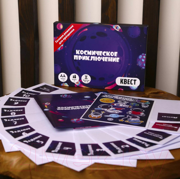 Изображение товара Настольная игра Креп Квест. Космическое приключение