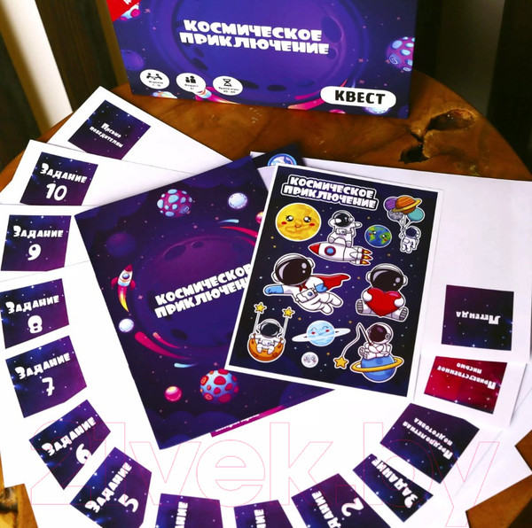 Изображение товара Настольная игра Креп Квест. Космическое приключение