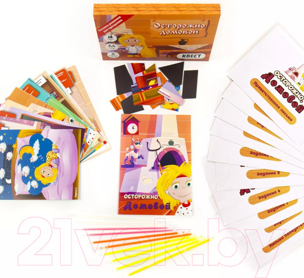 Изображение товара Настольная игра Креп Квест. Осторожно домовой