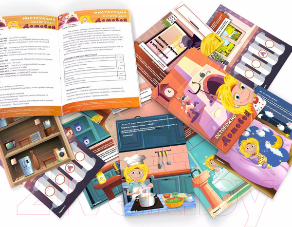 Изображение товара Настольная игра Креп Квест. Осторожно домовой