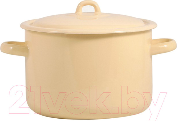 Изображение товара Кастрюля Лысьвенские эмали С-16141 КмЭ (кремовый)