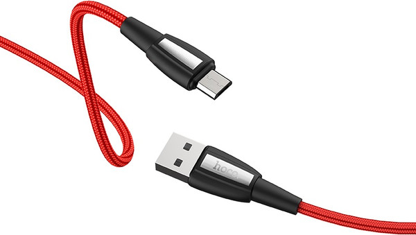 Изображение товара Кабель Hoco X39 Titan AM-microBM (1м, красный)