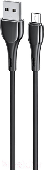 Изображение товара Кабель Hoco X49 Beloved AM-microBM (1м, черный)