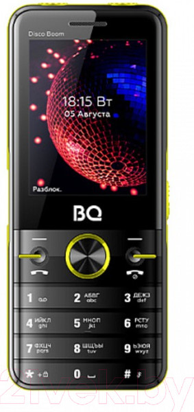 Изображение товара Мобильный телефон BQ Disco Boom BQ-2842 (черный/желтый)
