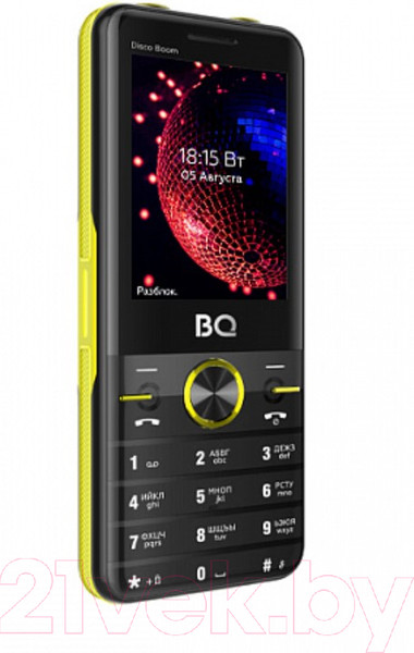 Изображение товара Мобильный телефон BQ Disco Boom BQ-2842 (черный/желтый)
