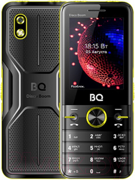 Изображение товара Мобильный телефон BQ Disco Boom BQ-2842 (черный/желтый)