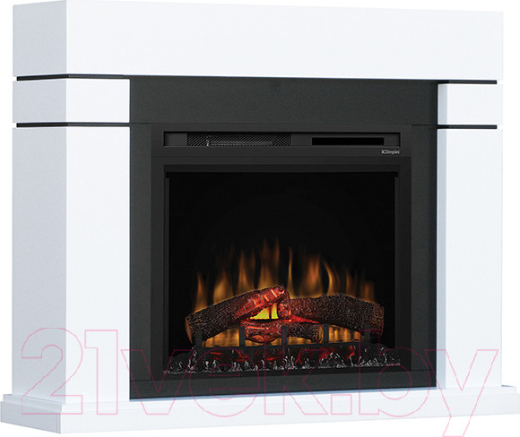 Изображение товара Каминокомплект Смолком Lindos MB/JUP/SYM26 + XHD28L-INT (бьянко белый)