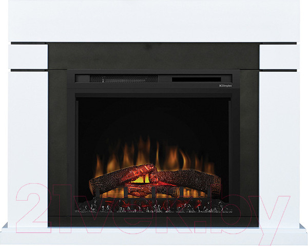 Изображение товара Каминокомплект Смолком Lindos MB/JUP/SYM26 + XHD28L-INT (бьянко белый)