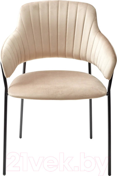 Изображение товара Стул M-City Лотос / 688M04994 (H-65 капучино велюр/черный)