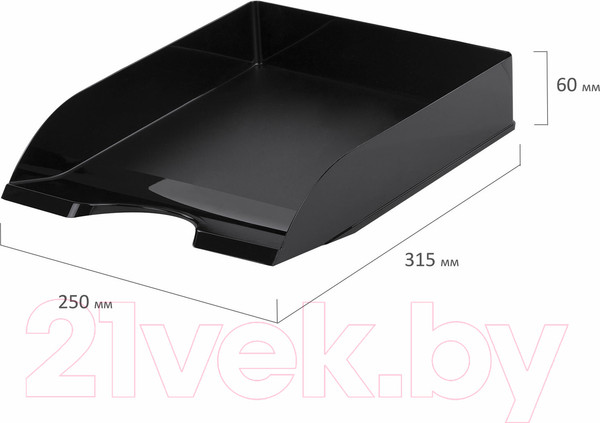 Изображение товара Лоток для бумаг Brauberg Original / 238104 (черный)