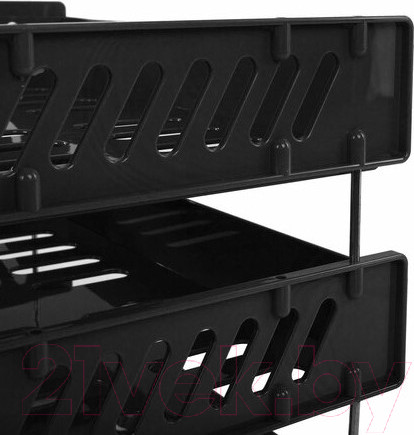 Изображение товара Лоток для бумаг Brauberg File / 238107 (черный)