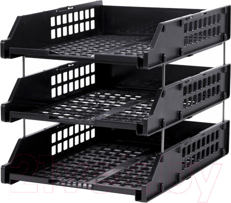 Изображение товара Лоток для бумаг Brauberg Grand Office / 238109 (черный)