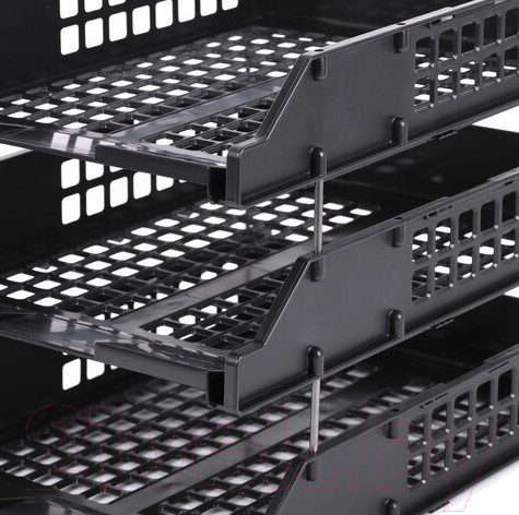 Изображение товара Лоток для бумаг Brauberg Grand Office / 238109 (черный)