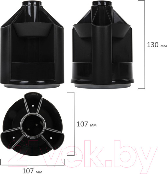 Изображение товара Органайзер настольный Brauberg Mini / 238094 (черный)