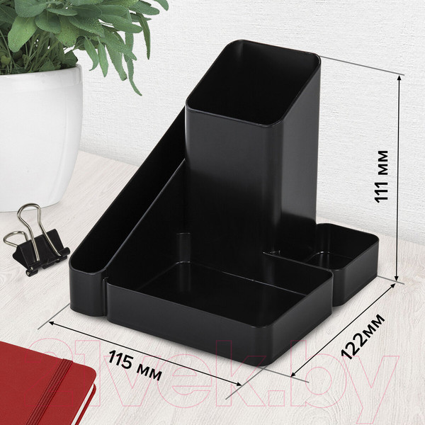 Изображение товара Органайзер настольный Brauberg Office Style / 238097 (черный)