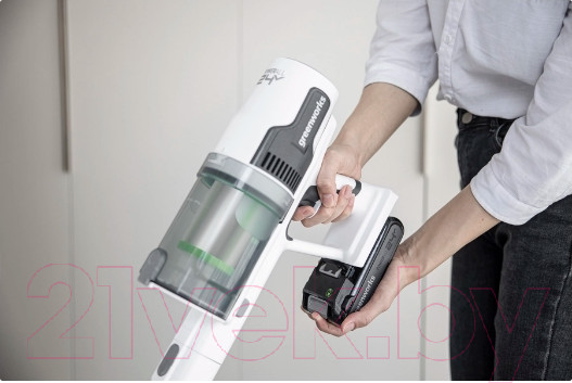 Изображение товара Портативный пылесос Greenworks GD24SVK4D 24V / 4701107UB (с АКБ 4Ач и ЗУ)