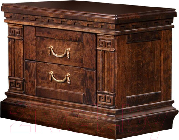 Изображение товара Прикроватная тумба Гомельдрев Ривьера ГМ 5882 Береза (беловежский орех)