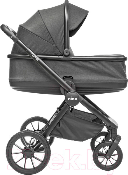 Изображение товара Детская универсальная коляска NINO Corso 2 в 1 (графит)