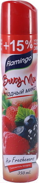Изображение товара Освежитель воздуха Ozden Flamingo Ягодный микс 3в1 (350мл)