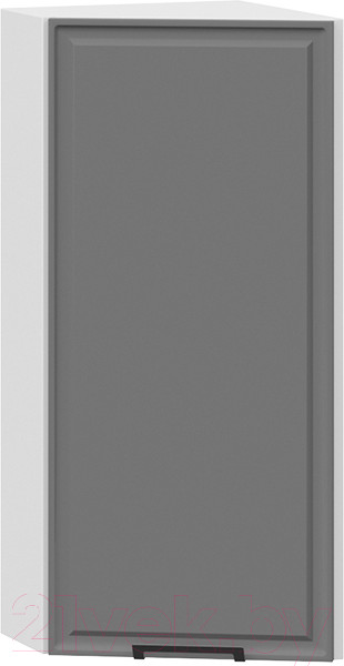 Изображение товара Шкаф навесной для кухни ТриЯ Белладжио 1В3Т (белый/софт графит)