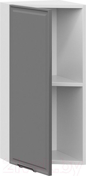 Изображение товара Шкаф навесной для кухни ТриЯ Белладжио 1В3Т (белый/софт графит)