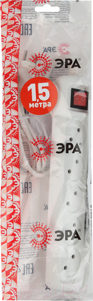 Изображение товара Удлинитель ЭРА U-5s-1.5m-2x1 / Б0044055