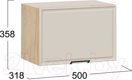 Изображение товара Шкаф под вытяжку ТриЯ Белладжио 1В5Г (дуб крафт золотой/софт панакота)