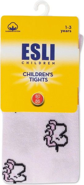 Изображение товара Колготки детские Esli 586 (р.80-86, светло-розовый)