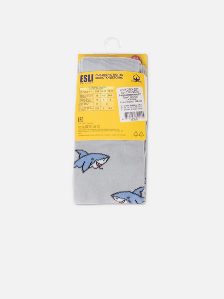Изображение товара Колготки детские Esli 613 (р.92-98, светло-серый)
