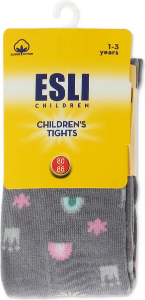 Изображение товара Колготки детские Esli 590 (р.80-86, серый)