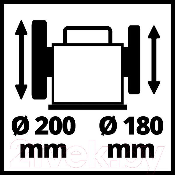Изображение товара Точильный станок Einhell TC-WD 200 (4418008)
