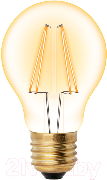 Изображение товара Лампа Uniel Vintage LED-A60-6W/GOLDEN/E27 GLV21GO / UL-00002355