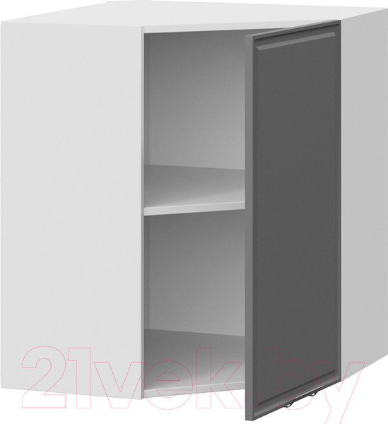 Изображение товара Шкаф навесной для кухни ТриЯ Белладжио 1В6У (белый/софт графит)