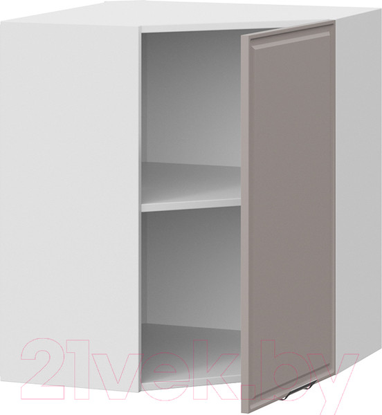 Изображение товара Шкаф навесной для кухни ТриЯ Белладжио 1В6У (белый/софт капучино)