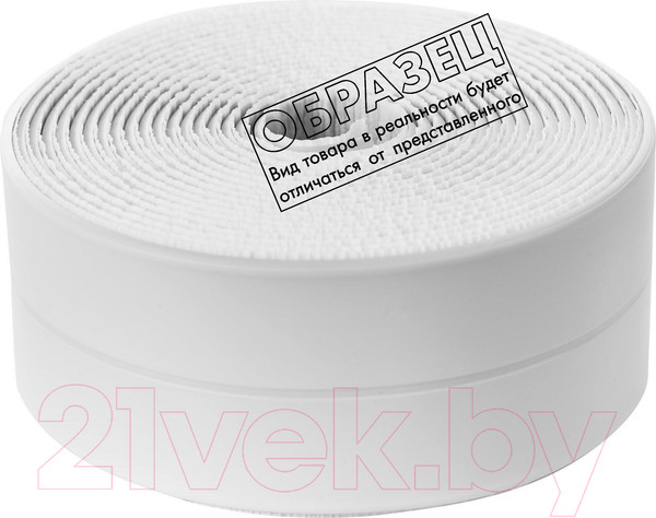 Изображение товара Лента бордюрная самоклеящаяся Аккурат Для раковин и ванн 60ммx3.35м (белый)