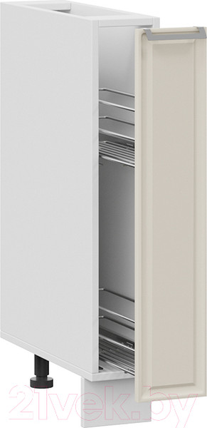 Изображение товара Шкаф карго ТриЯ Белладжио 1Н15К (белый/софт панакота)