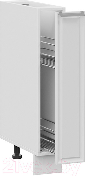 Изображение товара Шкаф карго ТриЯ Белладжио 1Н15К (белый/фон белый)