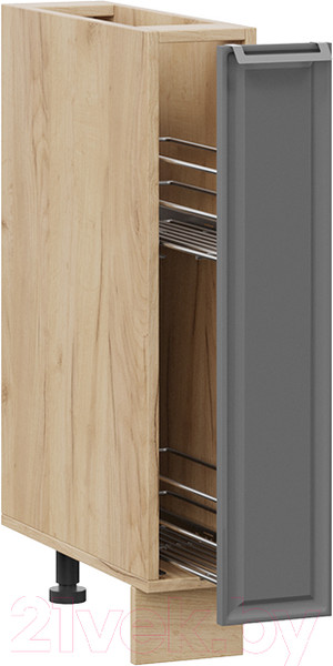 Изображение товара Шкаф карго ТриЯ Белладжио 1Н15К (дуб крафт золотой/софт графит)