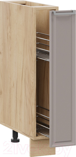 Изображение товара Шкаф карго ТриЯ Белладжио 1Н15К (дуб крафт золотой/софт капучино)