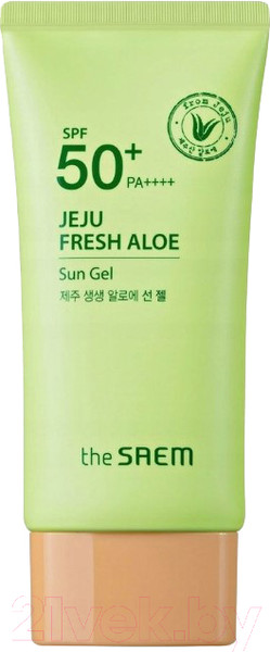Гель для лица The Saem Jeju Fresh Aloe Sun Gel (50г) — фото 5