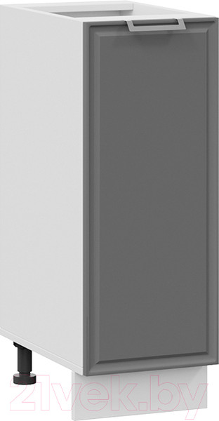 Изображение товара Шкаф-стол кухонный ТриЯ Белладжио 1Н3 (белый/софт графит)